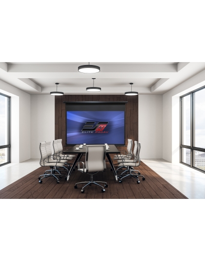 106-Inch Manual Tab-Tension Pro CineGrey 5D Series Manual 16:9 Front Projection Screen