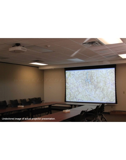 100-Inch Evanesce Tab-Tension Series Electric 16:9 Front Projection Screen