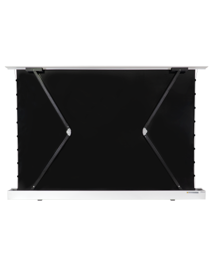 121-Inch Kestrel Tab-Tension 2 CLR Series Electric Floor-Rising 16:9 Front Projection Screen