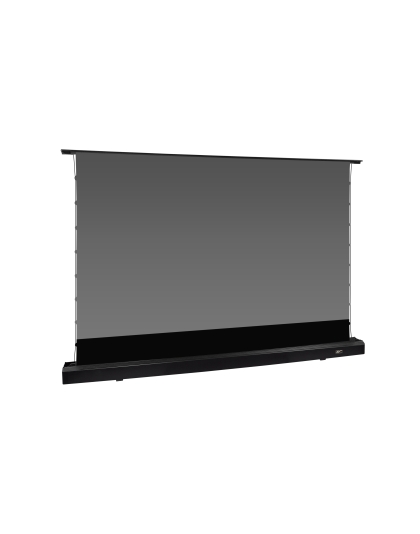 126-Inch Kestrel Tab-Tension 3 CLR5 Series Electric Floor-Rising 16:9 Front Projection Screen
