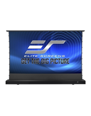 121-Inch Kestrel Tab-Tension 2 CLR Series Electric Floor-Rising 16:9 Front Projection Screen