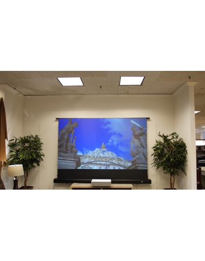 126-Inch Kestrel Tab-Tension 3 CLR5 Series Electric Floor-Rising 16:9 Front Projection Screen