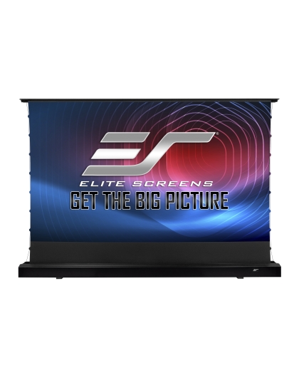 122-Inch Kestrel Tab-Tension 3 Series Electric Floor-Rising 16:9 Front Projection Screen