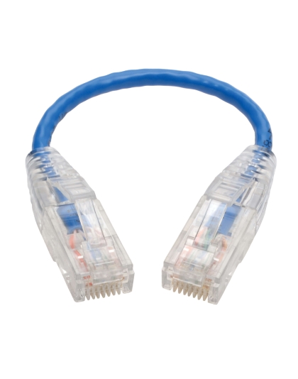 CAT6 90 DEGREE GIG PATCH CORD 8"