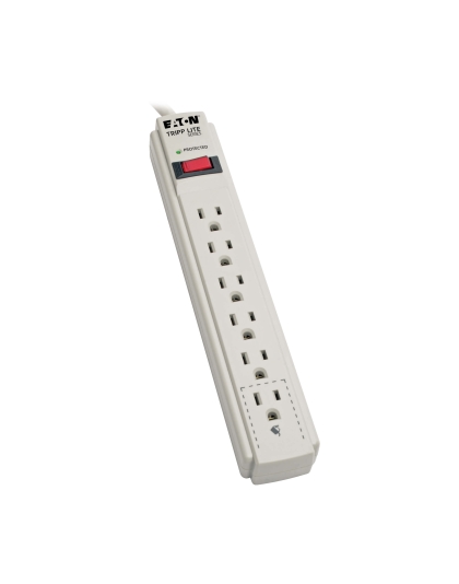 6 OUTLET SURGE STRIP 15' CORD