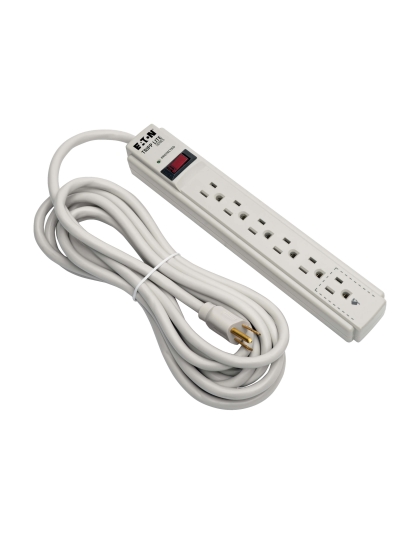 6 OUTLET SURGE STRIP 15' CORD
