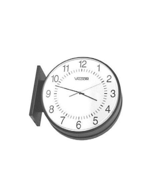 valcom 12in clock double mount bracket v bdm12 s