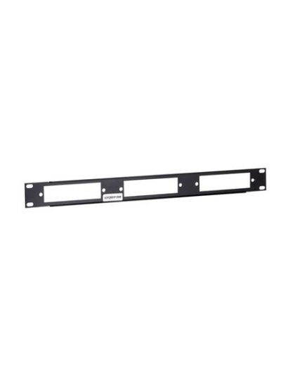 PATCH PANEL, BLANK FIBER, 3-PANEL, 1RMS