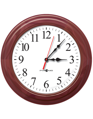 TimeTrax Sync™ Battery Power RF Synchronized 17-Inch Decorator Analog Wall Clock