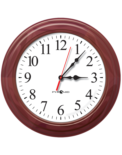 TimeTrax Sync™ PoE Synchronized 17-Inch Decorator Analog Wall Clock