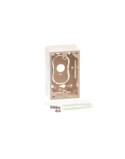JUNCTION BOX, 1-GANG, IVORY