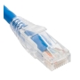 PATCH CORD CAT6 CLEAR BOOT 10' BLUE