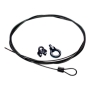 Black 10 Foot Cable and Clamp