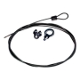 Black 10 Foot Cable and Clamp