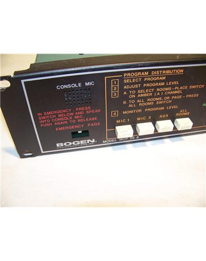 Bogen Master Control Panel