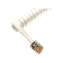 GCHA444006-FWH / 6' Handset Cord - White