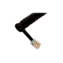 GCHA444006-FFB / 6' FLAT BK Handset Cord