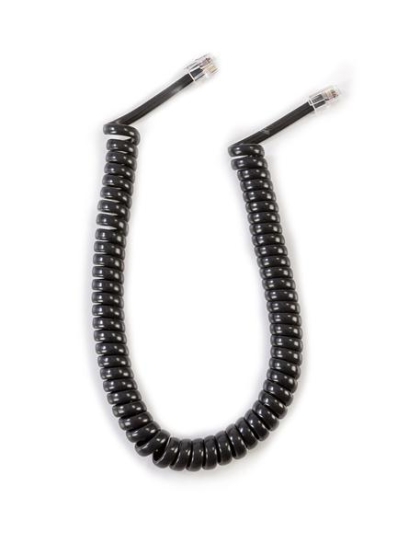 GCHA444006-FFB / 6' FLAT BK Handset Cord