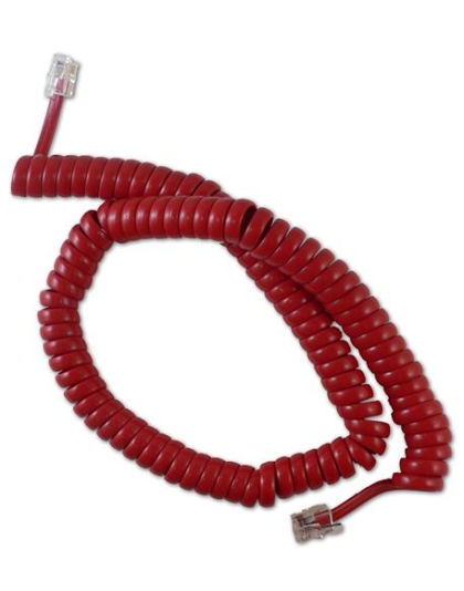 GCHA444012-FCR / 12' RED Handset Cord