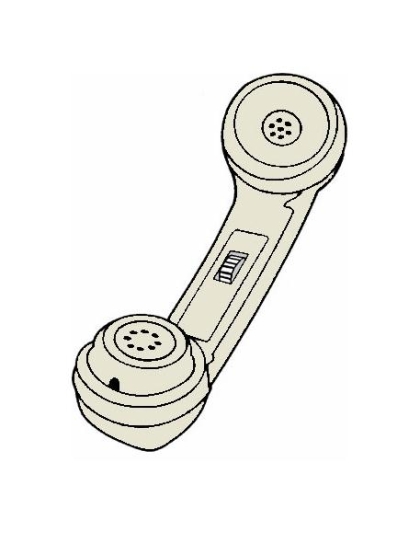 Special Needs Handset in Ash