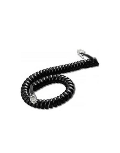 CORD COILED 6 CON. 15' BLACK