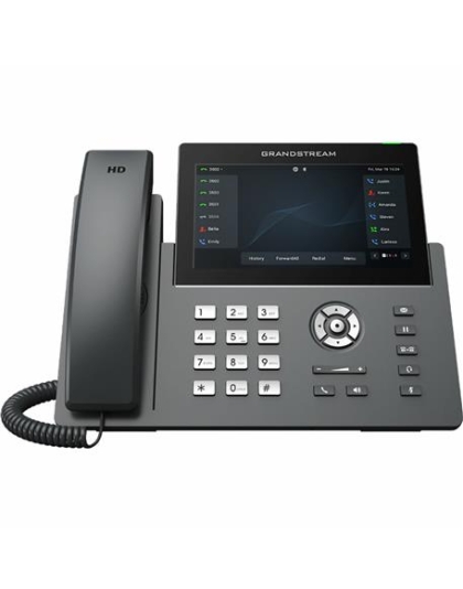 12 Lines, 6 SIP Accounts, 7in touch scrn