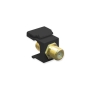 MODULE, F-TYPE, GOLD PLATED, BLACK