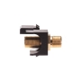 MODULE, F-TYPE, GOLD PLATED, BLACK