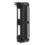 PATCH PANEL, USOC VERTICAL, 6P6C 12-PORT