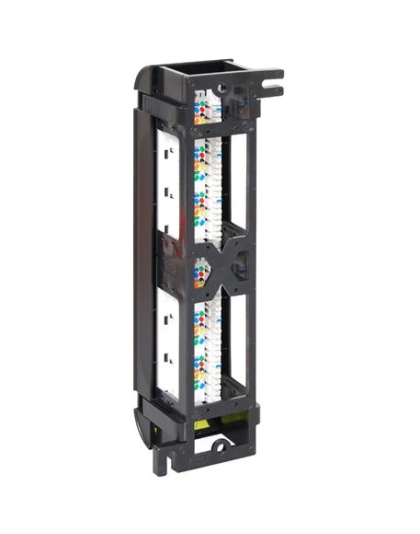 PATCH PANEL, USOC VERTICAL, 6P6C 12-PORT