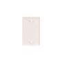 Flush Wall Plate Blank - Almond