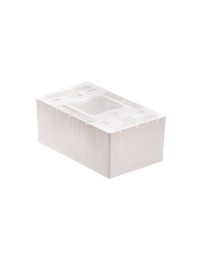 MOUNTING BOX, 1-GANG, WHITE
