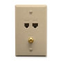 FACEPLATE, IDC, VOICE DATA, F-TYPE, IV