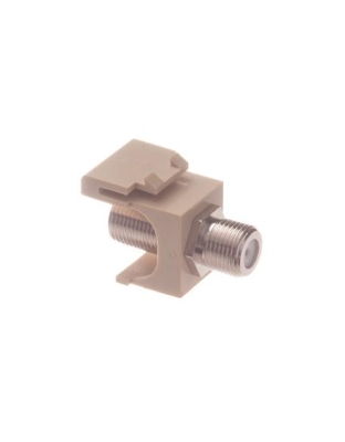 MODULE, F-TYPE, NICKEL PLATED, IVORY
