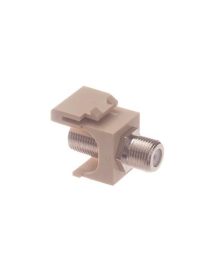 MODULE, F-TYPE, NICKEL PLATED, IVORY