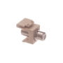 MODULE, F-TYPE, NICKEL PLATED, IVORY