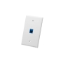 FACEPLATE, OVERSIZED, 1-PORT, WHITE