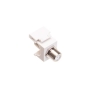 MODULE, F-TYPE NICKEL PLATED 25 PK WHITE