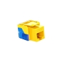 MODULE, CAT 5e, EZ, YELLOW