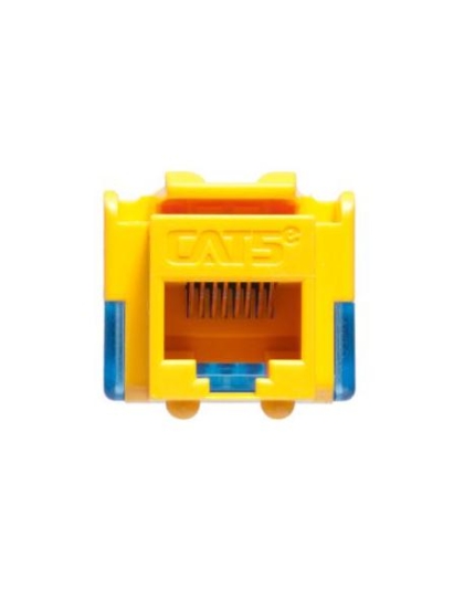 MODULE, CAT 5e, EZ, YELLOW
