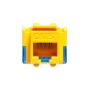 MODULE, CAT 5e, EZ, YELLOW