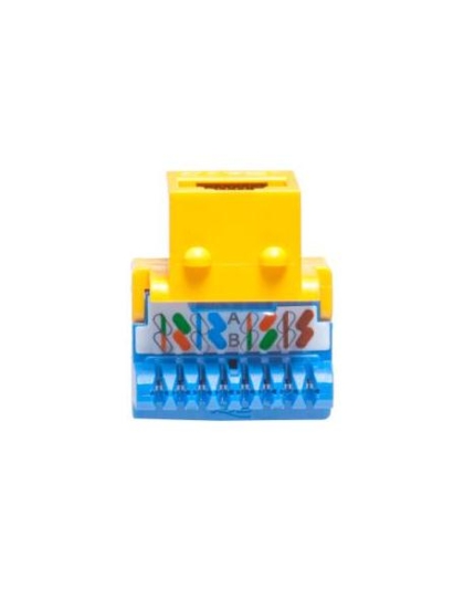 MODULE, CAT 5e, EZ, YELLOW
