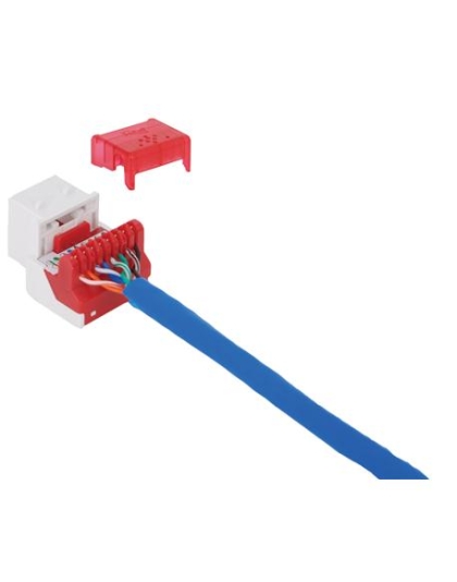 MODULE, CAT 6, EZ, WHITE