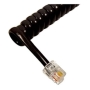GCHA444006-FBK / 6' BLACK Handset Cord