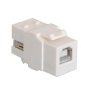 MODULE, USB, A TO B, FEMALE TO FEMALE,WH