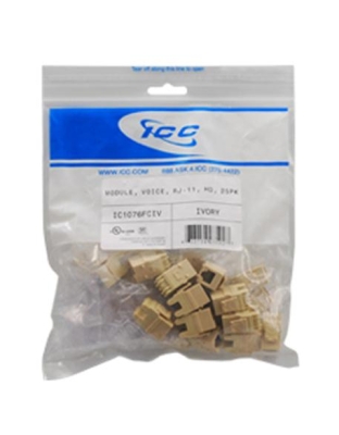 MODULE, VOICE, RJ-11, HD, 25PK, IV