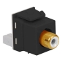 MODULE, RCA IDC, WHITE INSERT, BLACK