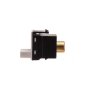 MODULE, RCA IDC, WHITE INSERT, BLACK