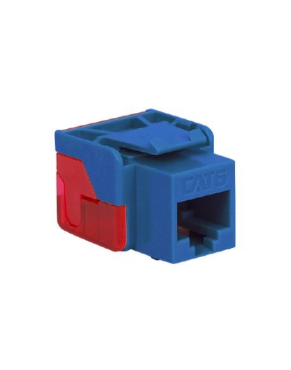 MODULE, CAT 6, EZ, 400 PK, BLUE