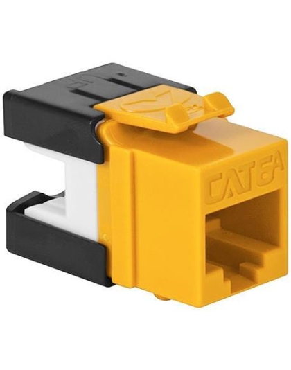MODULE, CAT6A, HD, 25PK, YELLOW
